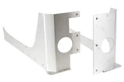 EVO Manufacturing EVO Manufacturing Rockskin Corners Aluminum Rear - JK 4dr