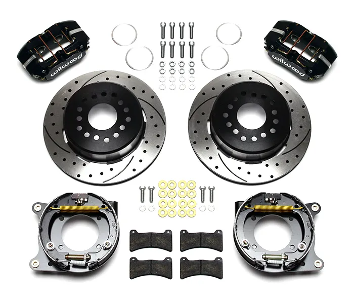 1957 - 1964 Chevrolet Forged Dynapro Low-Profile Rear Parking Brake Kit - 140-11827 product image