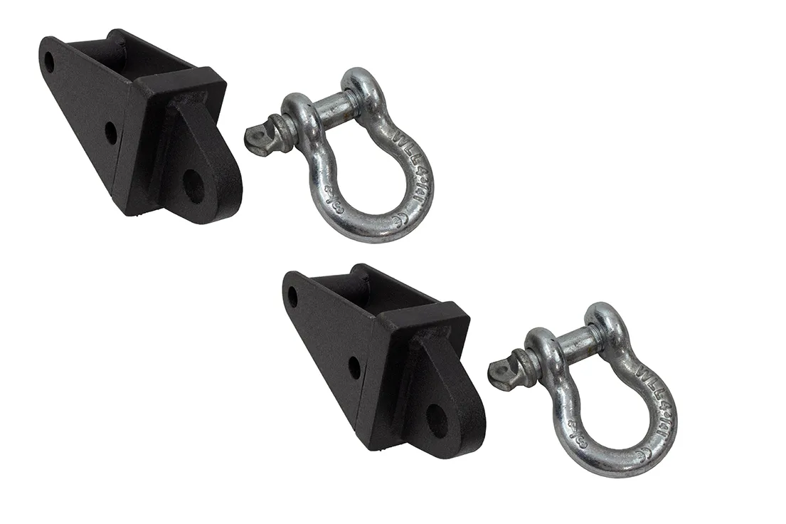 Jeep JK Rear D-Ring Frame Mounts 2007 to 2018 JK Wrangler, Rubicon and Unlimited Fishbone Offroad product image