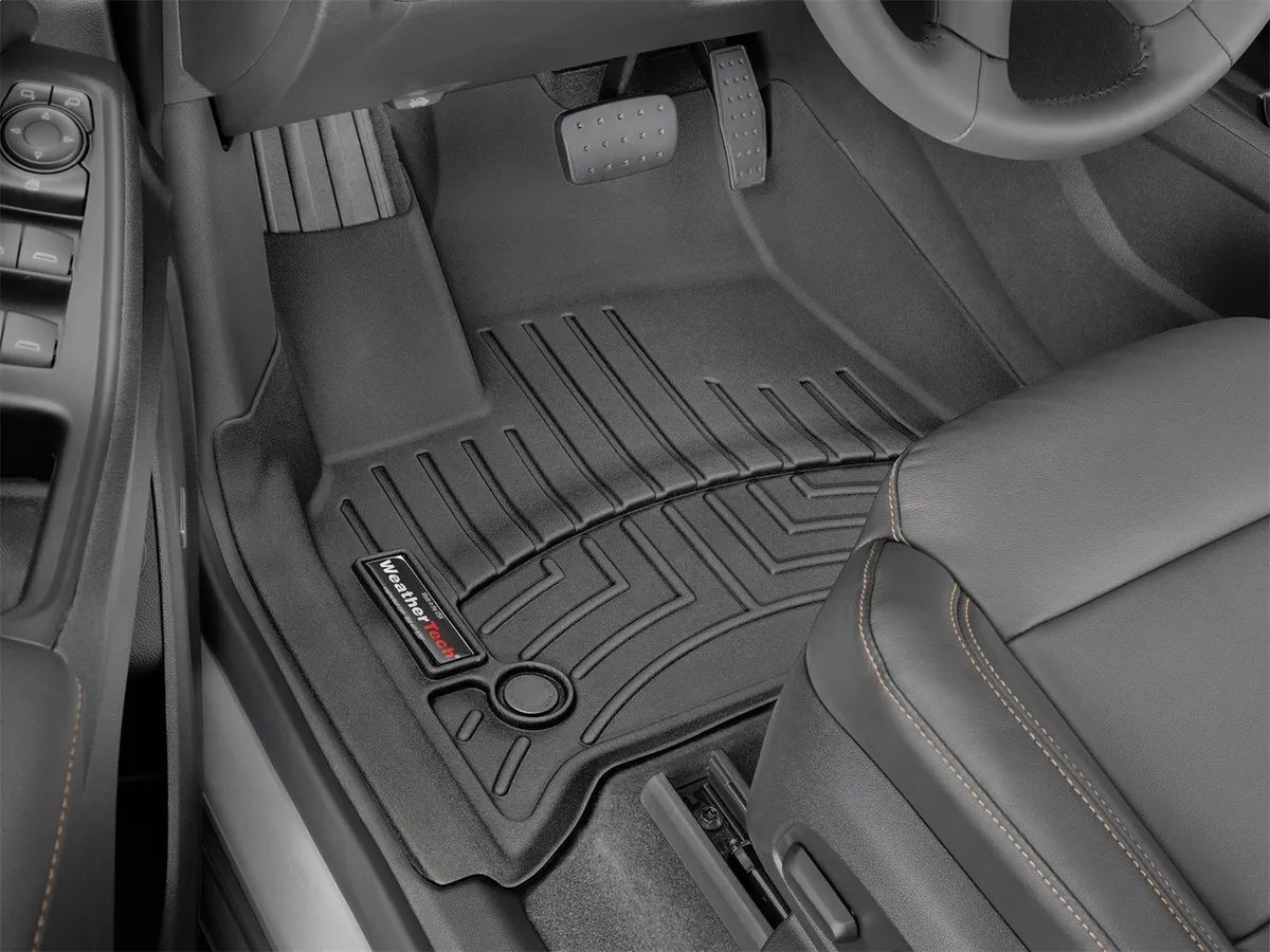 FloorLiner™ DigitalFit®; Black; Front; product image