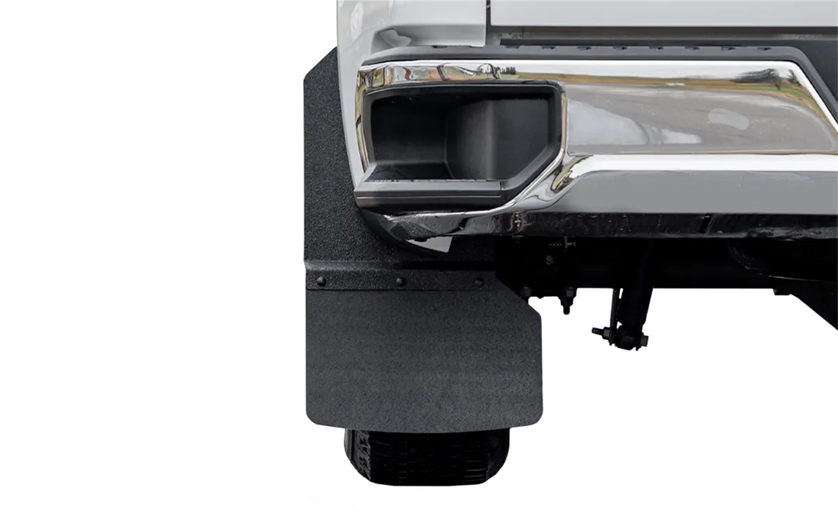 ROCKSTAR™ Mud Flap; Hybrid Splash Guard; For Use w/Pickups/SUVs; 15 in. Wide x 10 in. Long; Set Of Two; product image