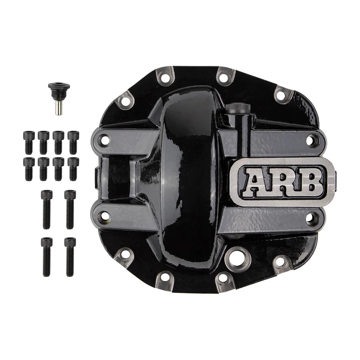 ARB ARB Front Dana 30 M186 Diff Cover - Black - JL