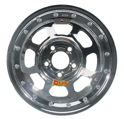 Aero Race Wheels 15x10 3in 4.75 Chrome Beadlock