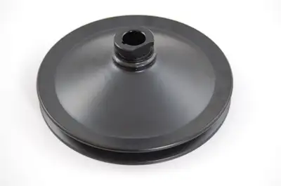 Racing Power Company 283/327 GM SB Power Stee ring Pulley Black