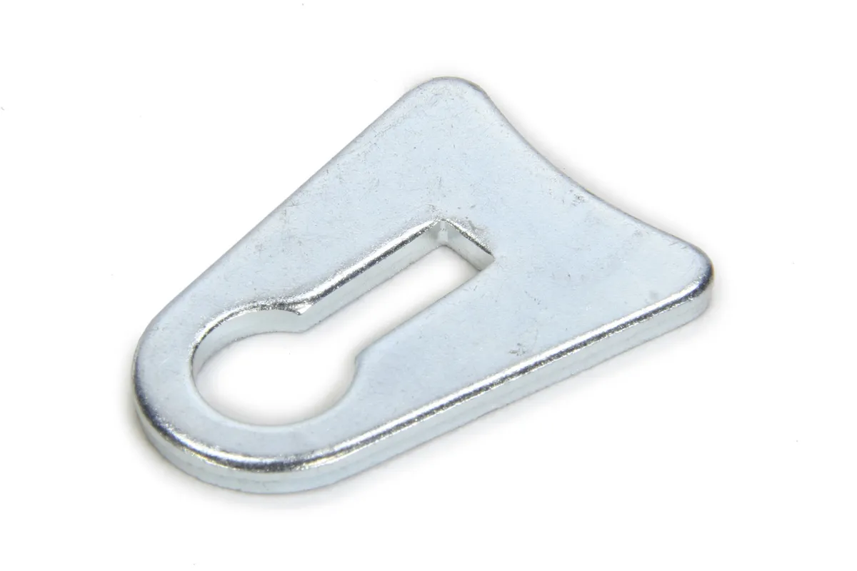 Racequip Window Net Mount Kit Replacement Flat Bar Mount Tab; Zinc Plated Steel; Sold Each