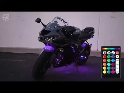 Xprite Xprite G1 Moto Series LED RGB Underbody Glow Kit with Remote Control
