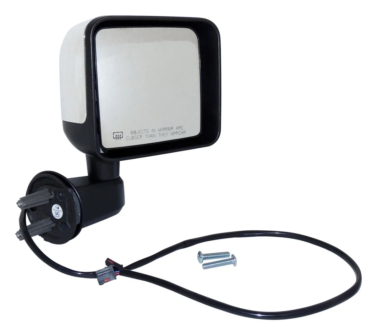 Crown Automotive Jeep Replacement 68249844AC Right Power, Heated, Manual Folding Mirror for 15-18 Jeep JK Wrangler LHD product image