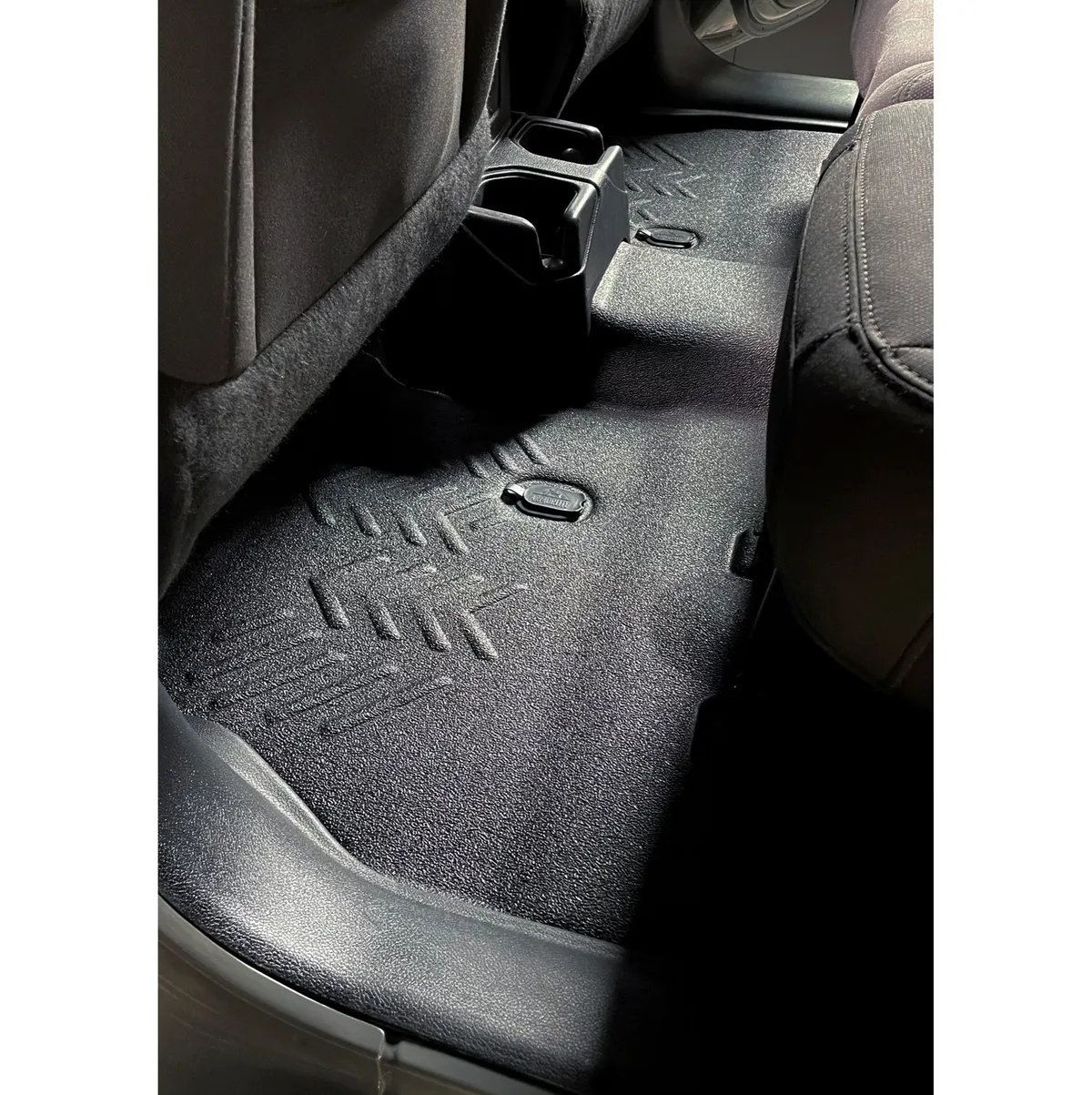 18-23 JLU 4DR full vehicle kit front and rear flooring cargo mat cargo closeout wheelhouse covers NO subwoofer mesa smoke product image