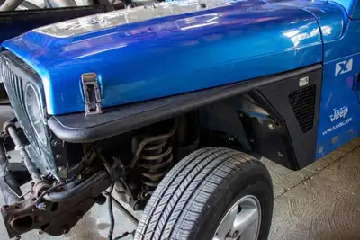 Fishbone Offroad Front Tube Fenders with No Flares 1997 to 2006 TJ Wrangler, Rubicon and Unlimited Fishbone Offroad