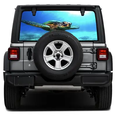 Under The Sun Inserts Turtle Rear Window Decal