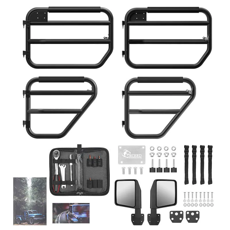 Offroad Tube Door with Side View Mirror for Jeep Wrangler JL & Gladiator JT product image