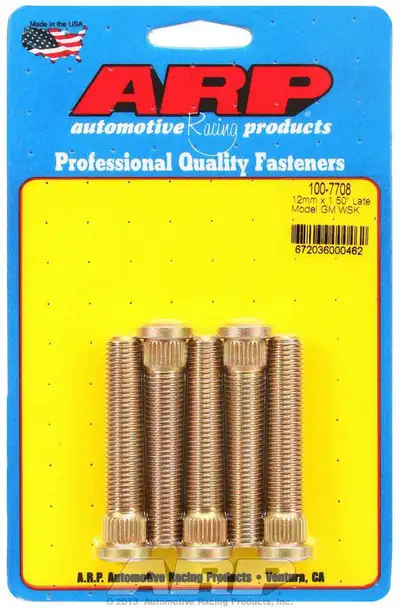 ARP Auto Racing Wheel Stud Kit - M12x1.5 2.500/.509 Knurl