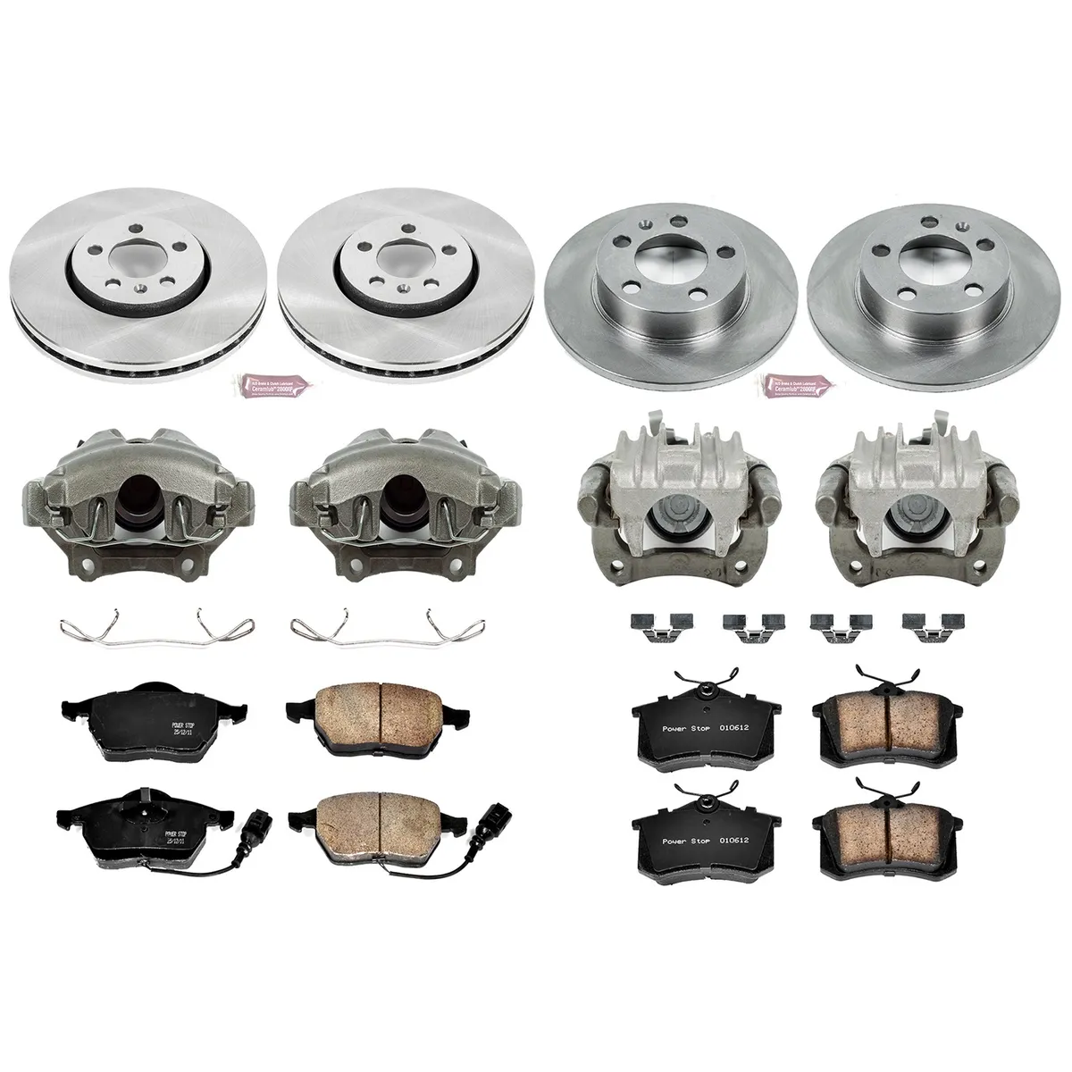 Z17 Direct Replacement Kit: Rotors; Ceramic Pads; Calipers product image