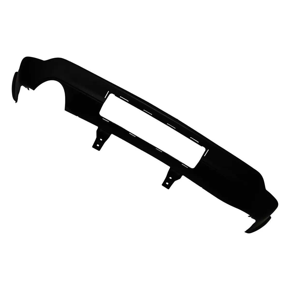 Rear Bumper Fascia; Lower; Black Textured; w/Tow Package; product image
