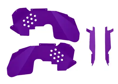 Steinjager Steinjäger Fenders Wrangler JK 2007-2018 Inner Front and Inserts Sinbad Purple
