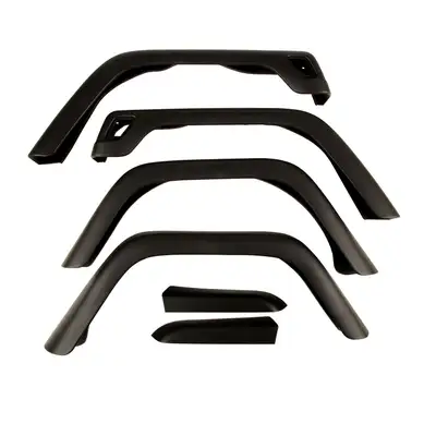 Rugged Ridge Fender Flare Kit 7inch Wide Rugged Ridge For 9706 Jeep Wrangler (Six Piece k