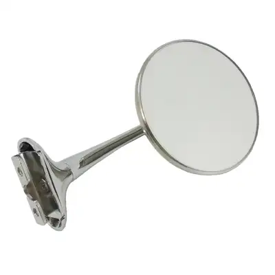 Racing Power Company SS 4In Chrome Old Style Door Edge Mirror