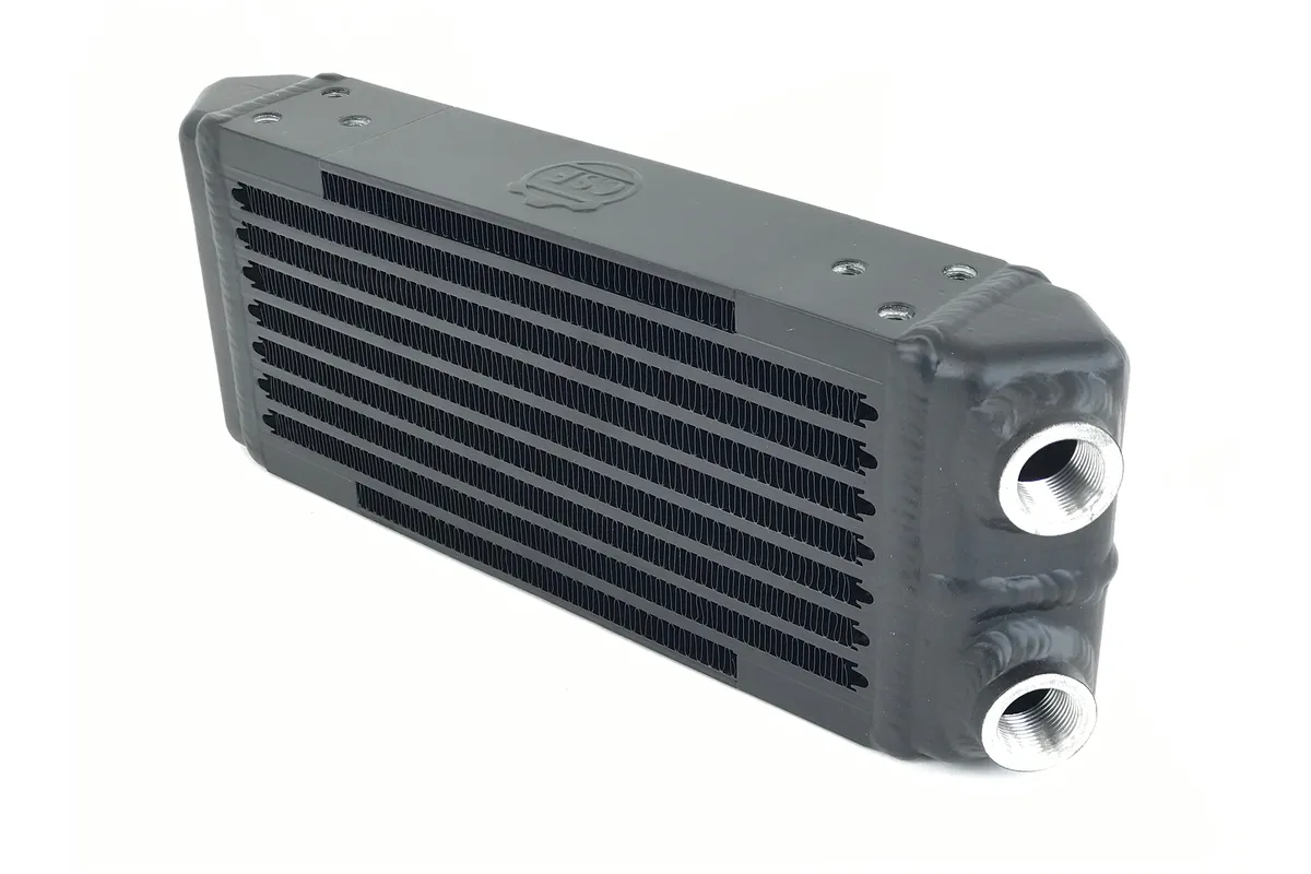CSF Cooling - Racing & High Performance Division 8119 Universal Dual-Pass Oil Cooler - M22 x 1.5 connections - 13L x 4.75H x 2.16W product image