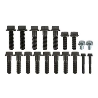 Lakewood Sbf to T56 Bellhousing Installation Bolt Kit Steel Black/Oxide