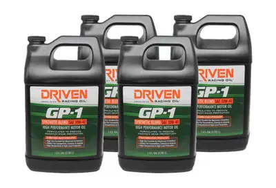Driven Racing Oil GP-1 10w40 SemiSynthetic Case 4 x 1 Gallon