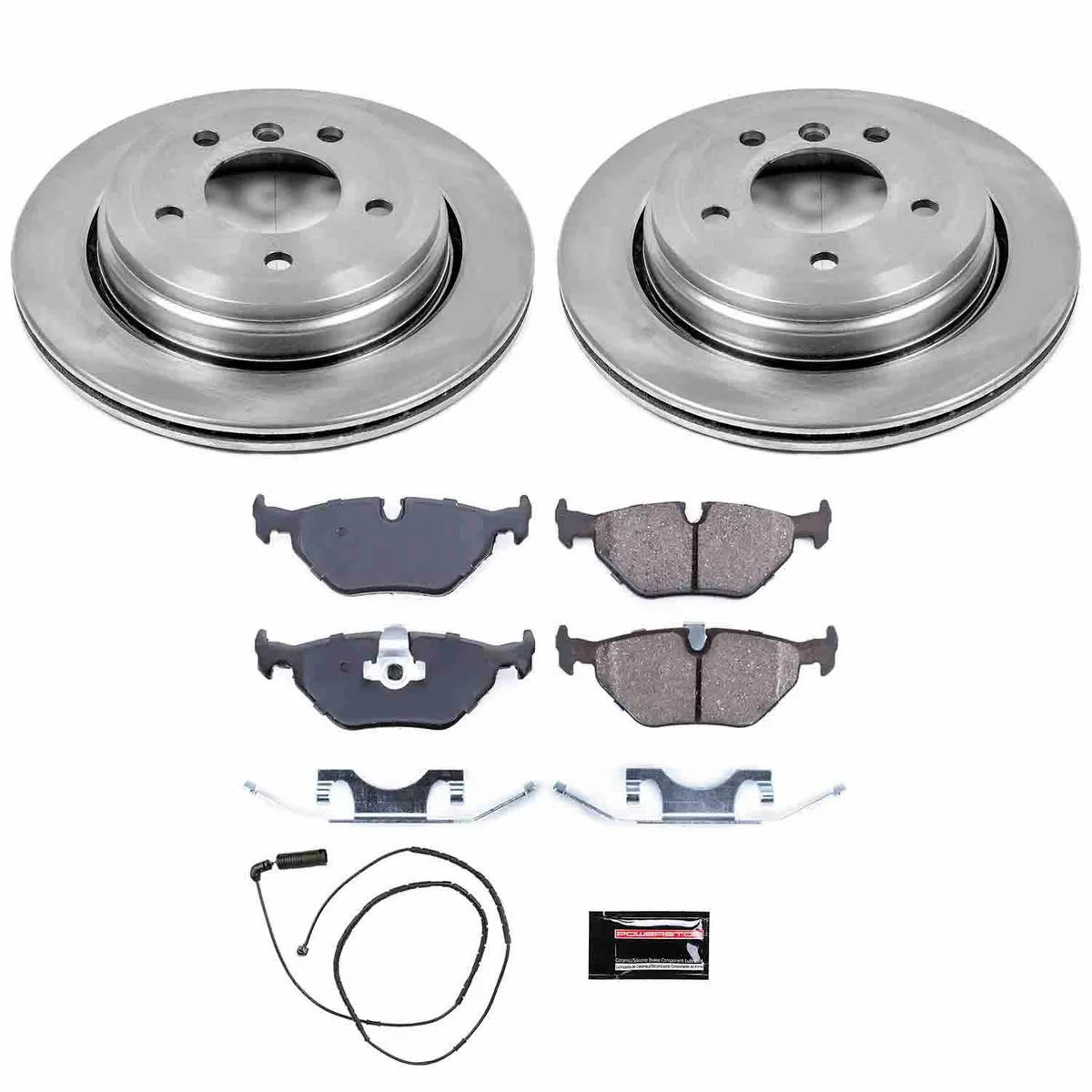 Z17 Direct Replacement Kit: Rotors; Ceramic Pads W/Hardware; Pad Sensors product image