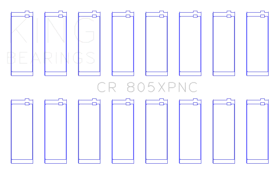 Connecting Rod Bearing Set For Chrysler 273ci 318ci 340ci 360ci product image