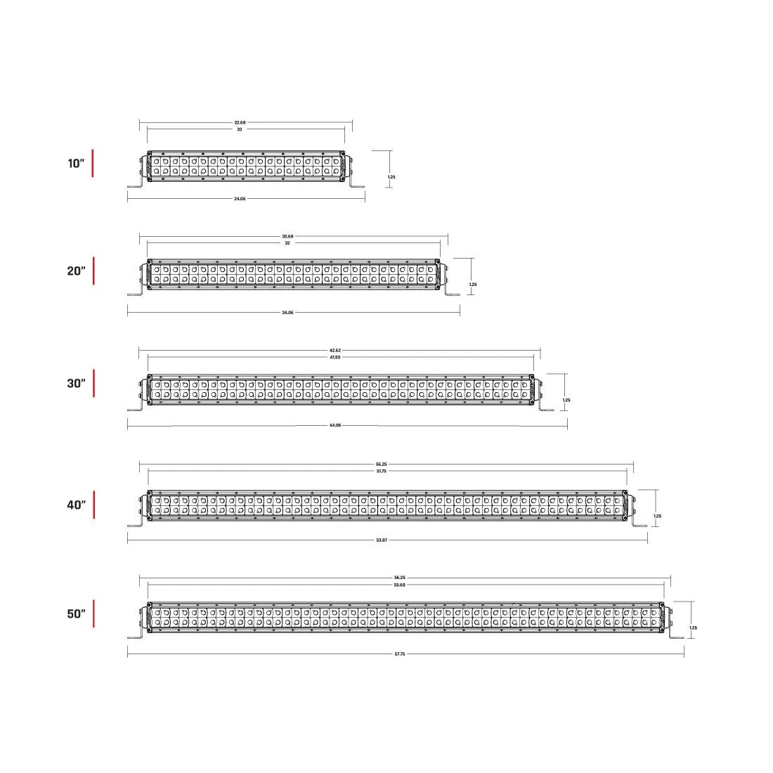 Rigid Industries 883213blk Rds-Series Pro Midnight Edition Curved LED Light Bar, Spot Optic, 30 Inch product image