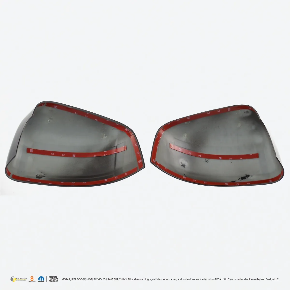 Chrome Delete Gloss Black Mirror Cover Top - MC6187BLK product image