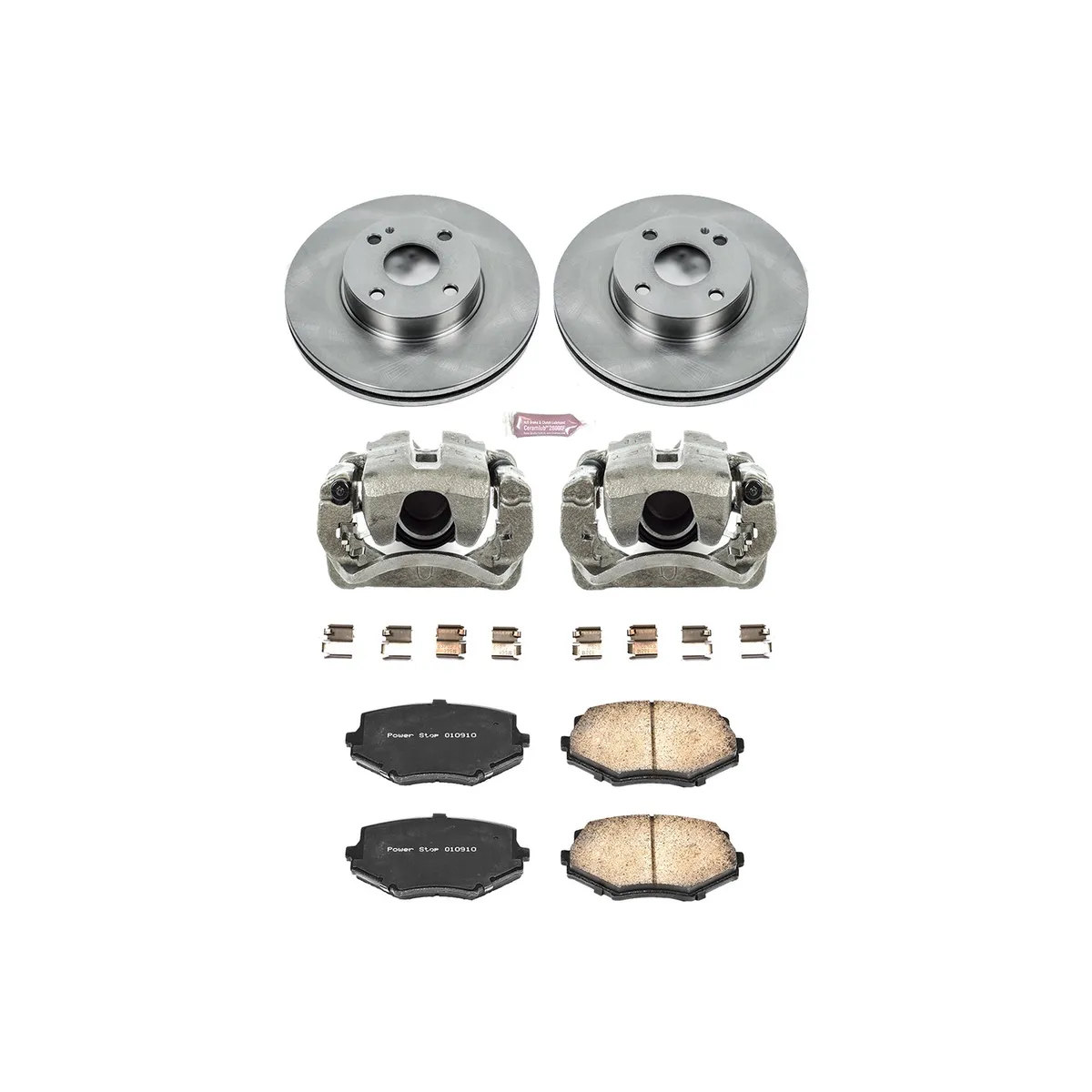 Z17 Direct Replacement Kit: Rotors; Ceramic Pads; Calipers product image