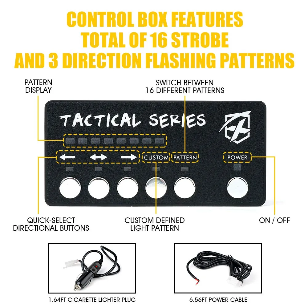 Xprite Grille and Surface Mount Light - Set of 8 | Tactical 12 Series