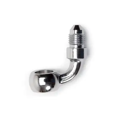 Edelbrock 10mm Banjo x -3AN 90 Degree Banjo Male