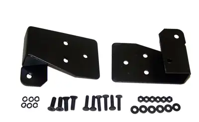 Crown Automotive Jeep Replacement RT Off-Road - Metal Black Mirror Relocation Bracket Set