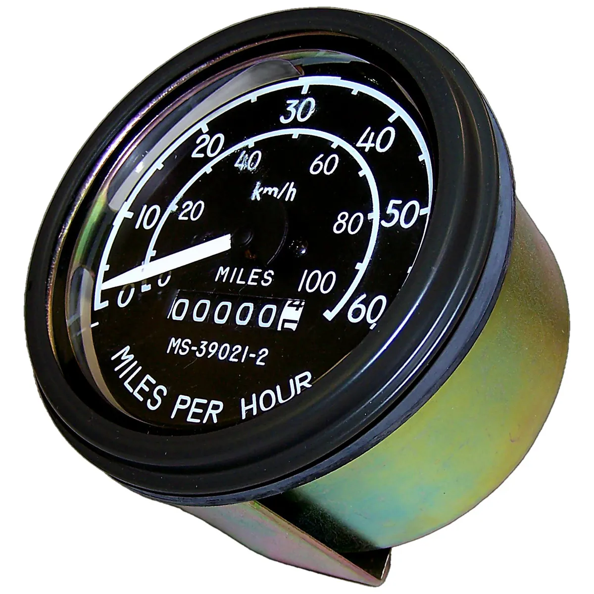 Crown Automotive Jeep Replacement 640131 Speedometer for 1945-1956 CJ-2A, CJ-3A, CJ3B, Face Reads in MPH Up To 60 product image