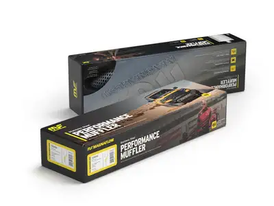 Synergy Manufacturing MagnaFlow 5 X 8in. Oval Straight-Through Performance Exhaust Muffler 14009