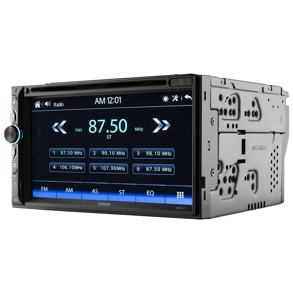 6.9" Touchscreen Double-DIN Headunit with DVD, Bluetooth, USB and Mirror Link product image