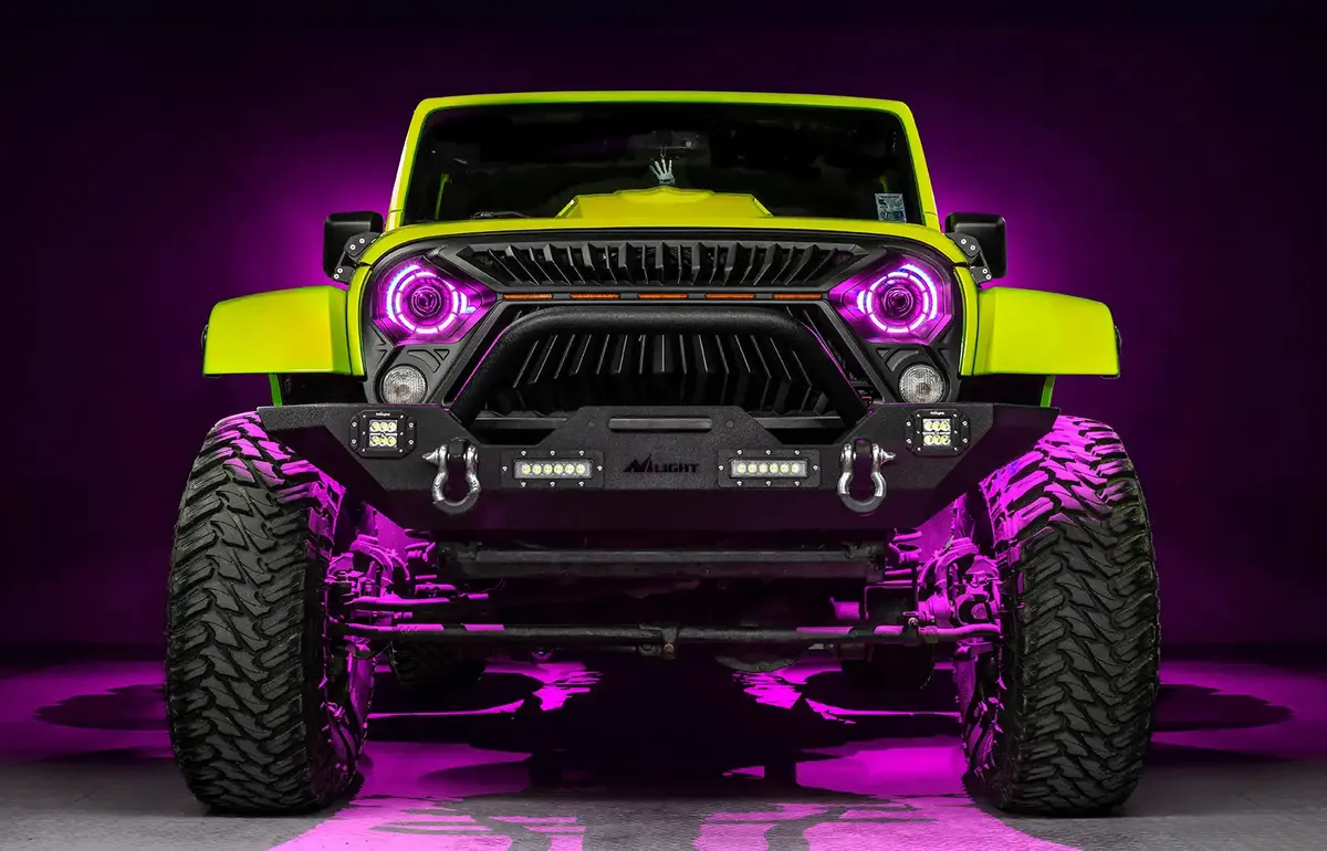 Oracle Oculus 7" ColorSHIFT Bi-LED Projector Headlights for Jeep JK product image