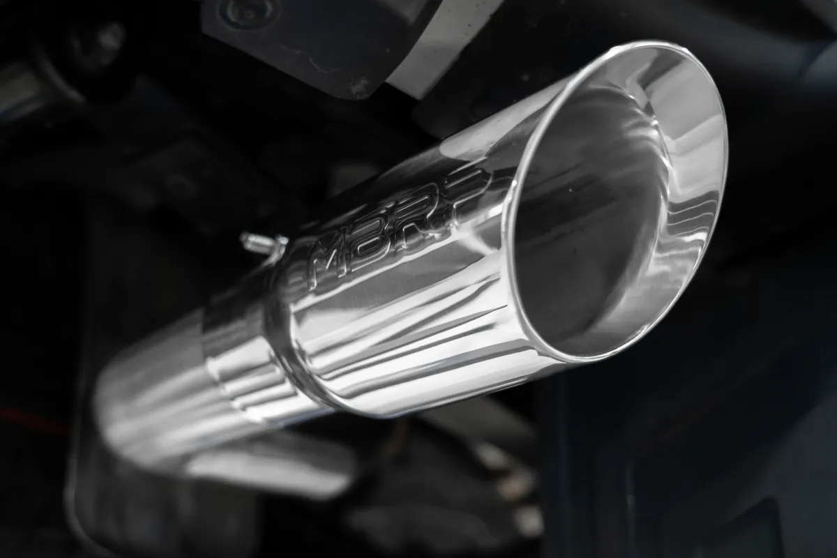2023-Up Chevrolet/GMC Colorado/Canyon 2.7L T304 Stainless Steel 3 Inch Cat-Back Exhaust Single Side Exit with Tip Armor Pro MBRP product image