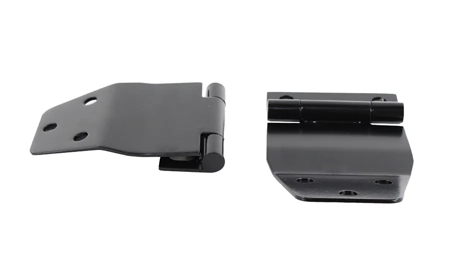 Jeep CJ7 Hardtop Liftgate Hinge Pair 77-86 CJ7 Powdercoat Black Kentrol product image