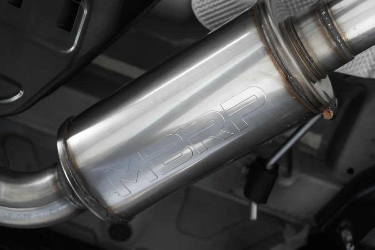 MBRP Exhaust 2022-Up Hyundai Elantra N 2.0L Turbo Armor Pro T304 Stainless Steel 3 Inch Cat-Back Dual Split Rear with Carbon Fiber Tips Active MBRP
