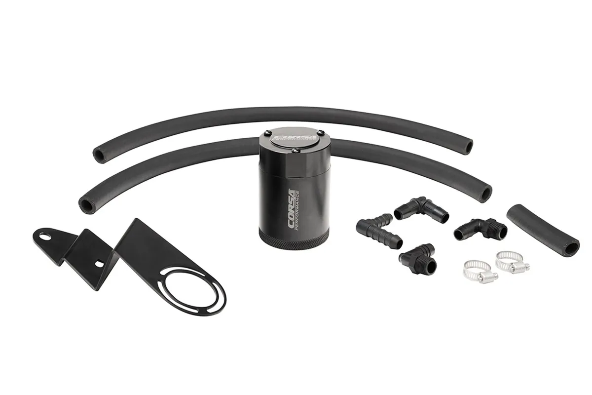 Aluminum Oil Catch Can w/ Bracket | 2022-2024 Toyota Tundra 3.4L V6 (CC0020) product image