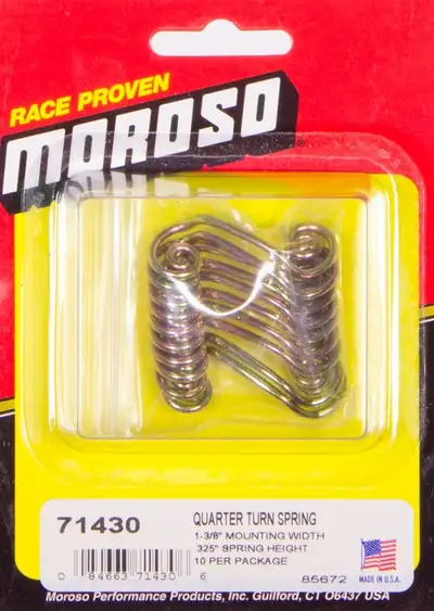 Moroso Spring Quick Fastener 1 Inx.325