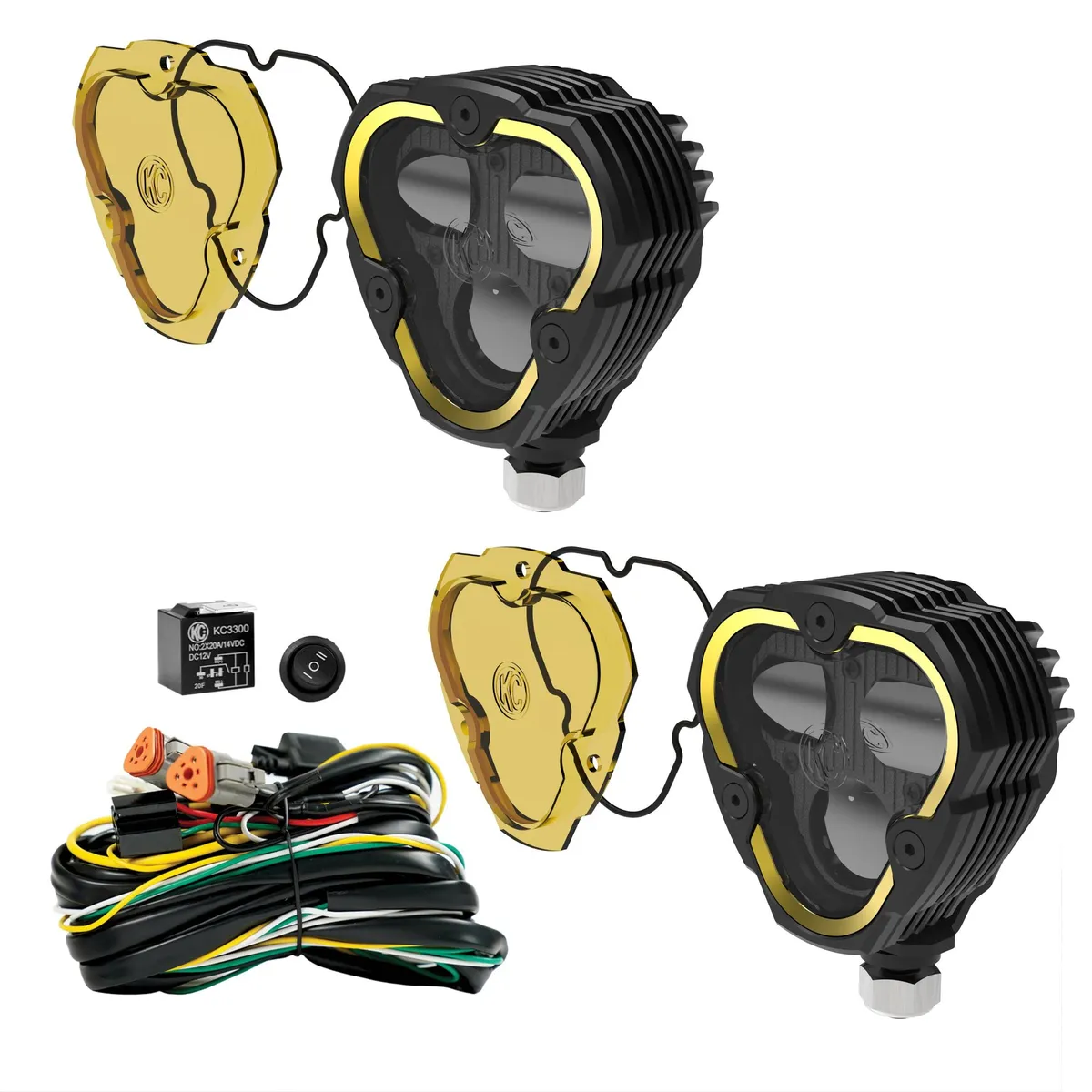 Flex Era (2) LED Light Pods w/ 3 Dual Mode SAE Fog Lights Master Kit product image