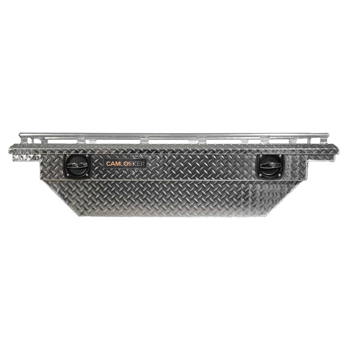 CamLocker S60LPBLRL 60 Tool Box - Low Profile Lid - Beveled Corners - with Rail - Polished product image