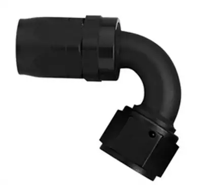 Aeroquip #8 120 Deg Hose End Black