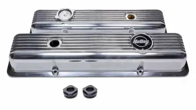 Holley SBC Muscle Series Valve Covers (pair)
