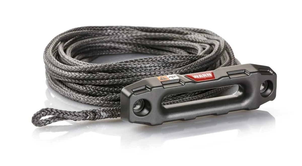Warn WARN - For those looking to convert their winches with steel rope to synthetic, this is the kit for you. This conversion kit includes synthetic rope and a ha