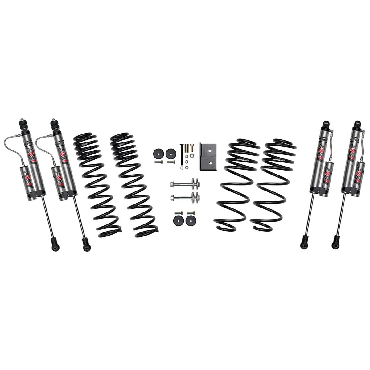 2.5 Inch Suspension Lift System With ADX 2.0 Remote Reservoir Shocks 97-06 Jeep Wrangler TJ Skyjacker product image
