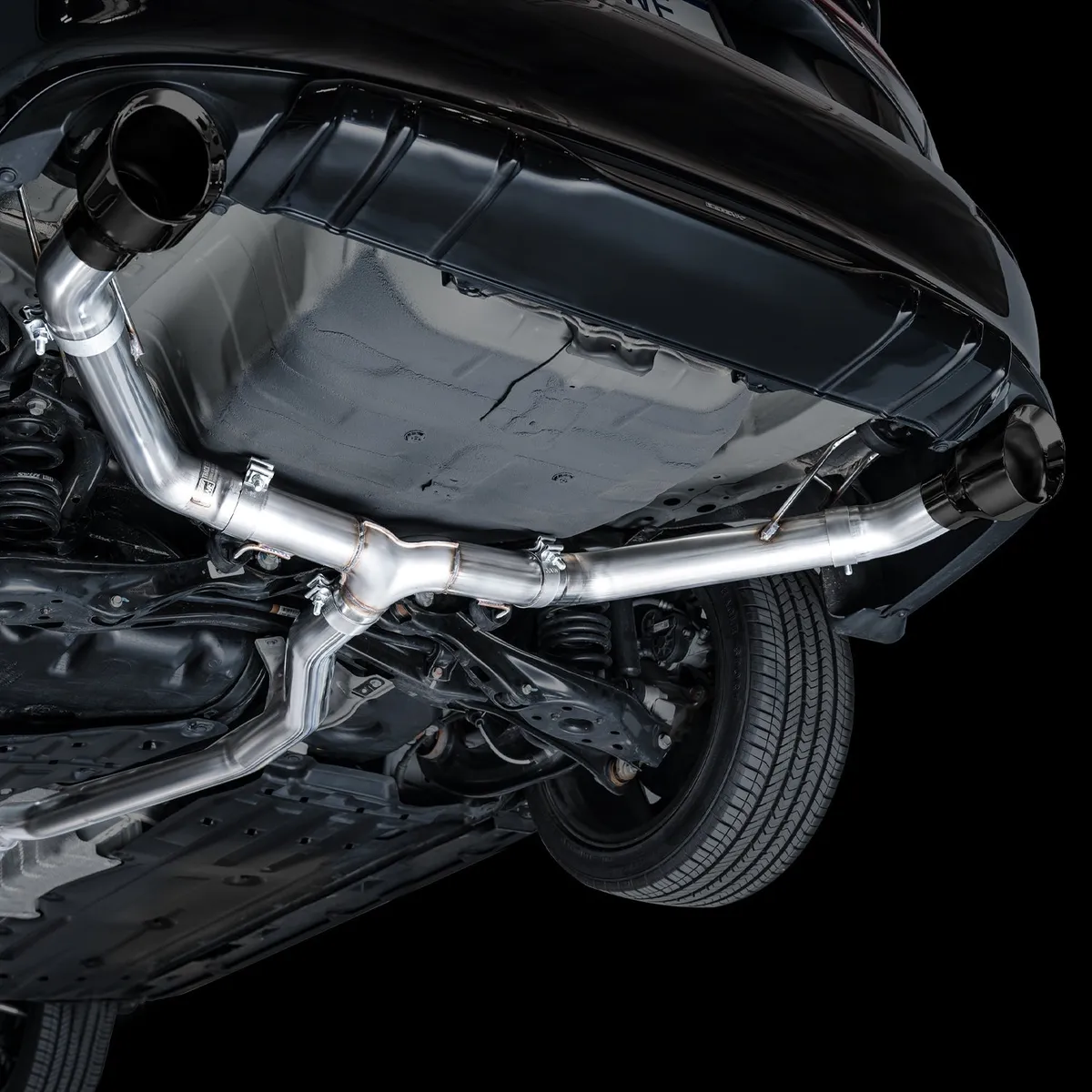 AWE Touring Edition Exhaust for FE1 Civic SiDE4 Acura Integra - Dual Chrome Silver Tips product image