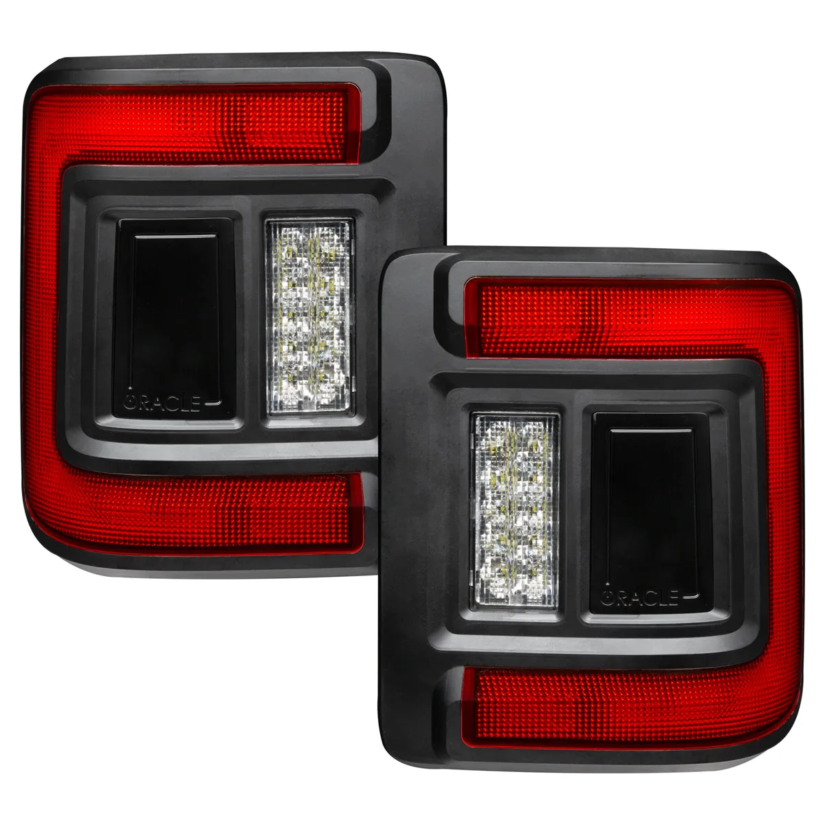V2 | Flush Mount LED Tail Lights for Jeep Wrangler JL | Low-Profile | Plug-and-Play product image