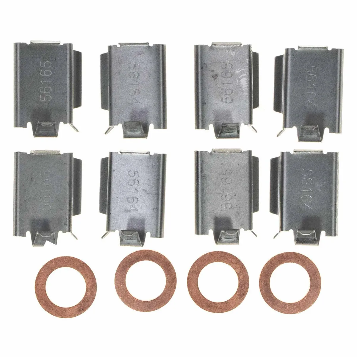 Red Caliper Pair w/ Brkt Jeep Liberty 2008-12, Jeep Wrangler 2007-17, Jeep Wrangler JK 2018 - Rear product image